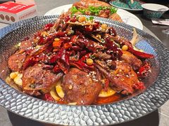 干锅鸭头-那家老院子东北菜.饺子.小鸡炖蘑菇(三经街店)