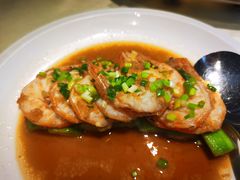 金蒜胜瓜蒸海虾-皇朝会.经典传统粤菜(外滩店)