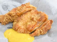 鸡扒芝士蛋菠萝包-颓记茶餐厅(美景总店)