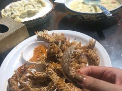 -东来菜馆•手抓海鲜家常菜•海鲜锅贴(鸽子窝店)