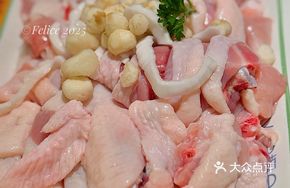 Bamboo Shoot and Mushroom Coconut Hainan Chicken