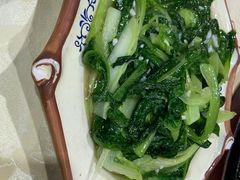 蒜蓉炒油麦菜-标记美食新鲜猪杂(兴南大道店)