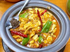 黑松露牛肝菌焖牛蛙-云海肴·汽锅鸡·云南菜(天山百盛优客店)