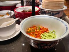 番茄鸡蛋菠菜面-北京王府井希尔顿酒店·秦唐中餐厅Chynna