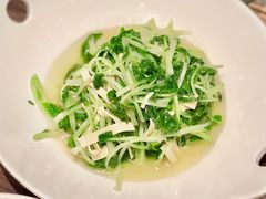 豆皮炒鸡毛菜-十里弄堂(K11店)