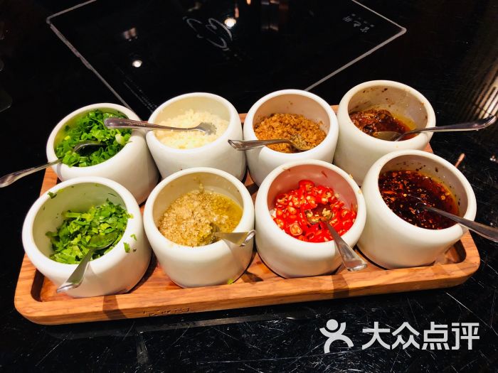 官也街澳门火锅(新源街店)-调料盘图片-北京美食-大众点评网