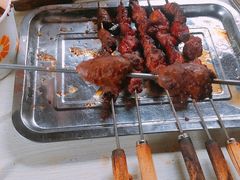 烤五花烤鸡心-王记西鎮电烤肉(汶上路店)