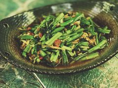 酸笋炒空心菜-浩海火燒雲傣家菜(静安芮欧店)