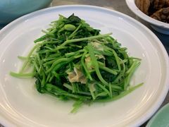 鸡毛菜豆米炒油皮-冶春茶社(官园桥店)