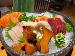 三文鱼刺身-赤坂亭M9和牛烧肉(世博源店)