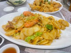 海鲜炒年糕-金海湾海鲜排档(朱家尖店)
