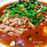 一份脑花，还有几样儿素菜，232吃的很开心