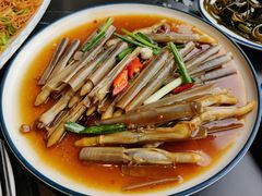 姜葱炒老蛏-鑫悦楼煎蟹·16年海鲜大排档