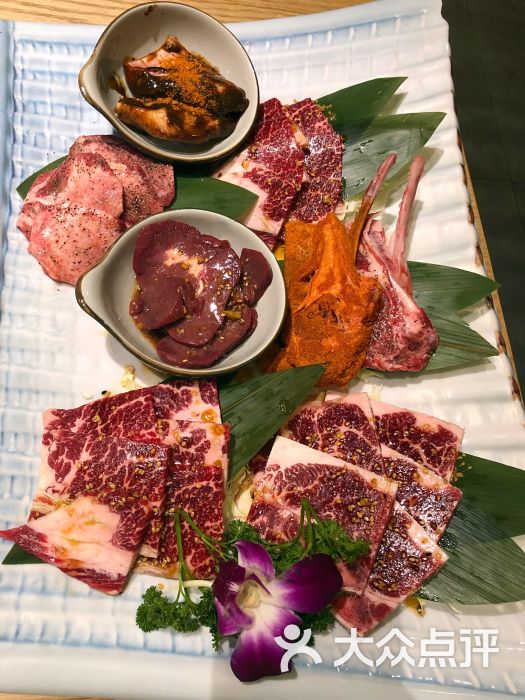 鹤一日式烤肉烤肉拼盘图片 - 第101张