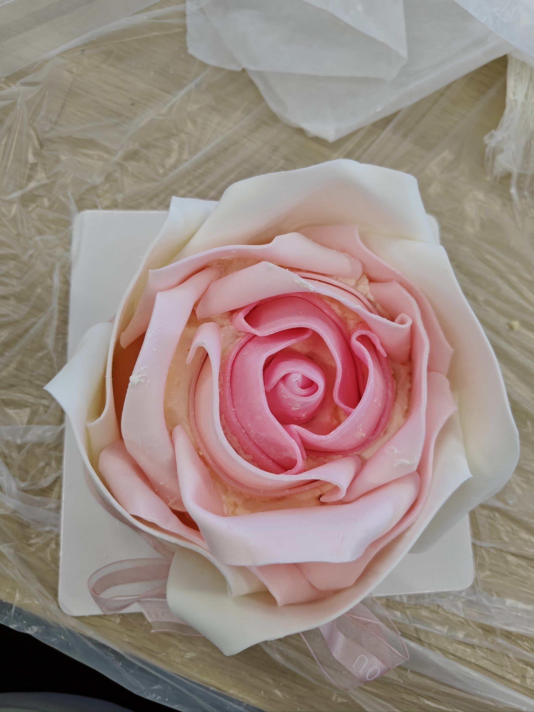 diy玫瑰花蛋糕(免费)