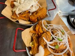 炸鸡翅一半一半-富乐满韩国正宗炸鸡韩国料理(虹泉路店)