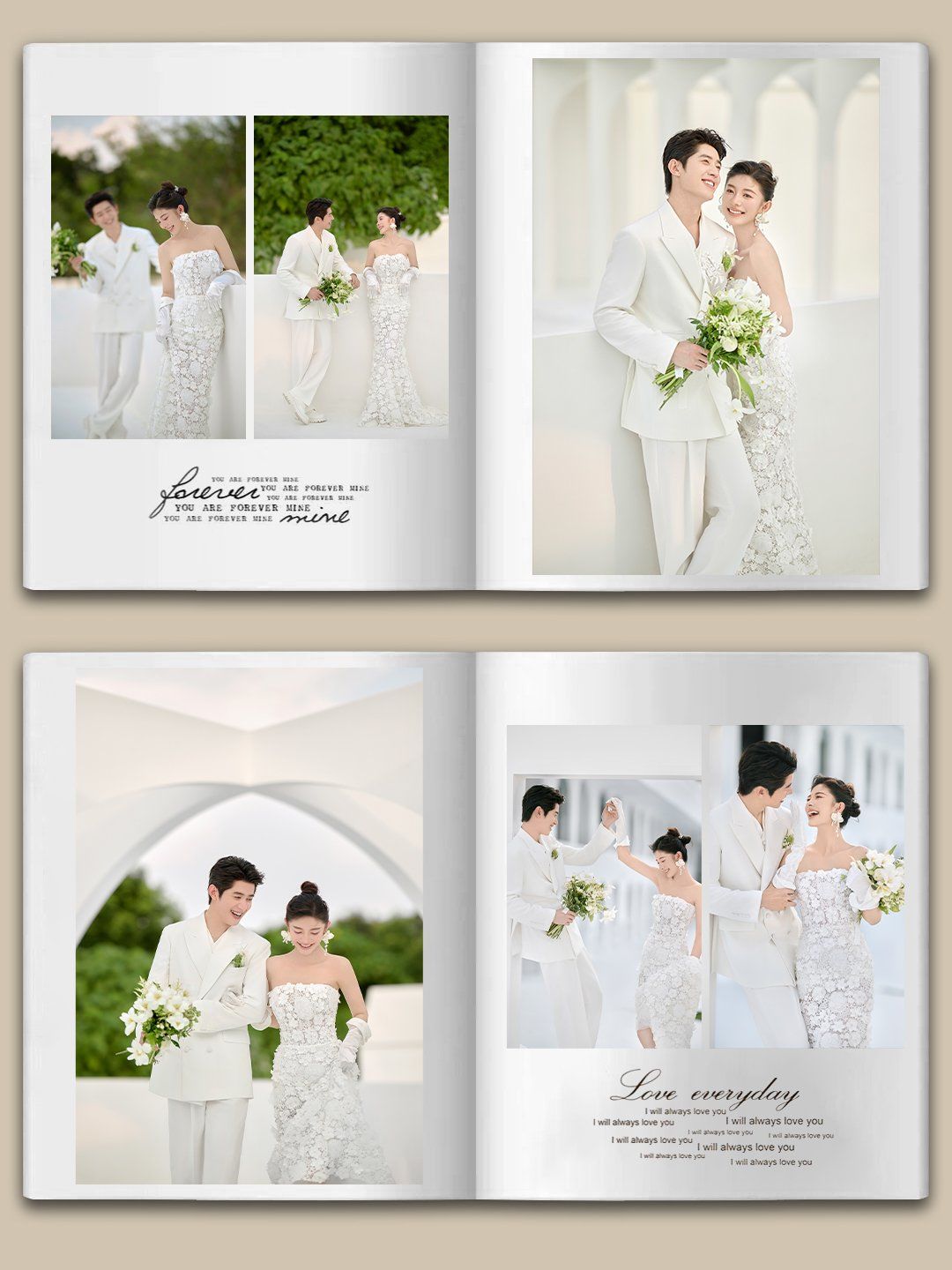 婚纱照这样排版真的太绝了!我不允许你错过