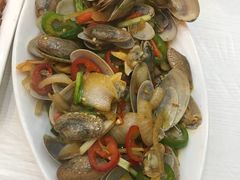 辣炒花甲-覃记海鲜美食餐厅