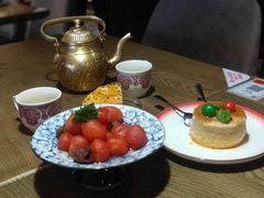 新鲜现煮新疆奶茶-那时新疆·若羌(经纬汇店)