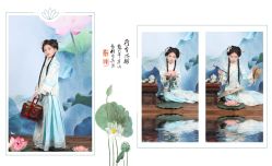 -后宫·古装汉服京剧儿童亲子全家福摄影