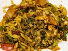 水律菜炒五花肉-美极鲜食坊(宝安南路店)