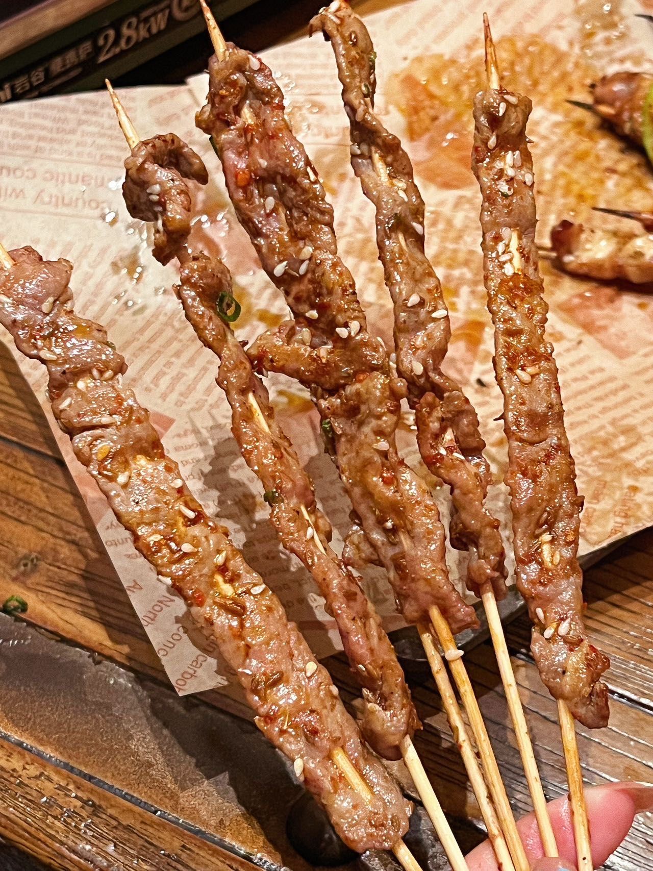 消云散～

✔️💰2一串黄牛肉串
被这个吸引过来的
真