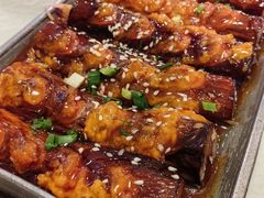 石板麒麟茄子-黄家饺子东北特色菜馆(湖滨商业街店)