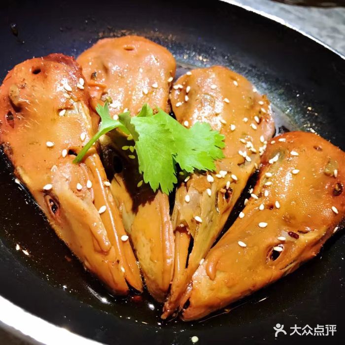 青花椒砂锅鱼(长寿路店)鸭头图片 第5559张