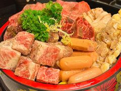 一口牛肉粒-熊出没日本烧肉放题