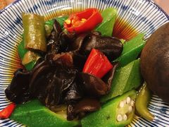 醋椒秋葵木耳-小满手工粉(上海品尊国际店)