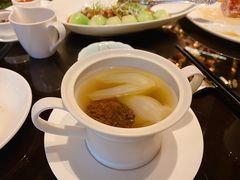 菜胆羊肚菌炖竹笙-北京四季酒店·采逸轩