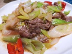 葱爆羊肉片-张记旺角食街(动物园店)
