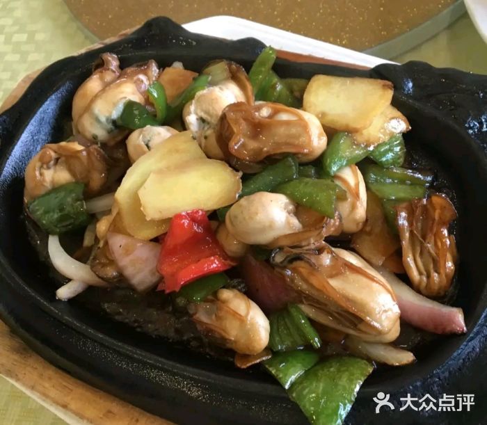 强记饭店铁板生蚝图片