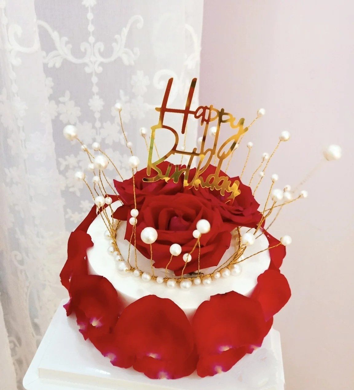 玫瑰蛋糕,甜蜜爆棚❤️