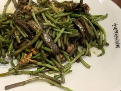 野芦蒿炒臭干-广迎居老正兴菜馆