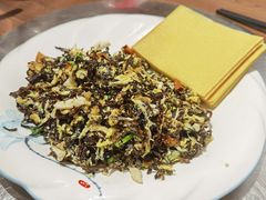 鸡蛋肉丝炒咸菜-天地家常菜