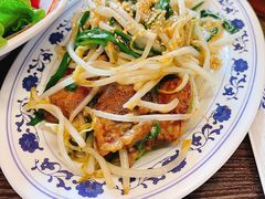 韭菜炒猪肝-拉面莊夢語＆中华料理八椿