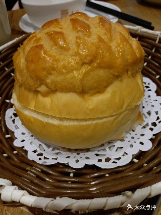 嘉旺港式茶餐厅(新邻天地店)冰火菠萝油图片 - 第1张