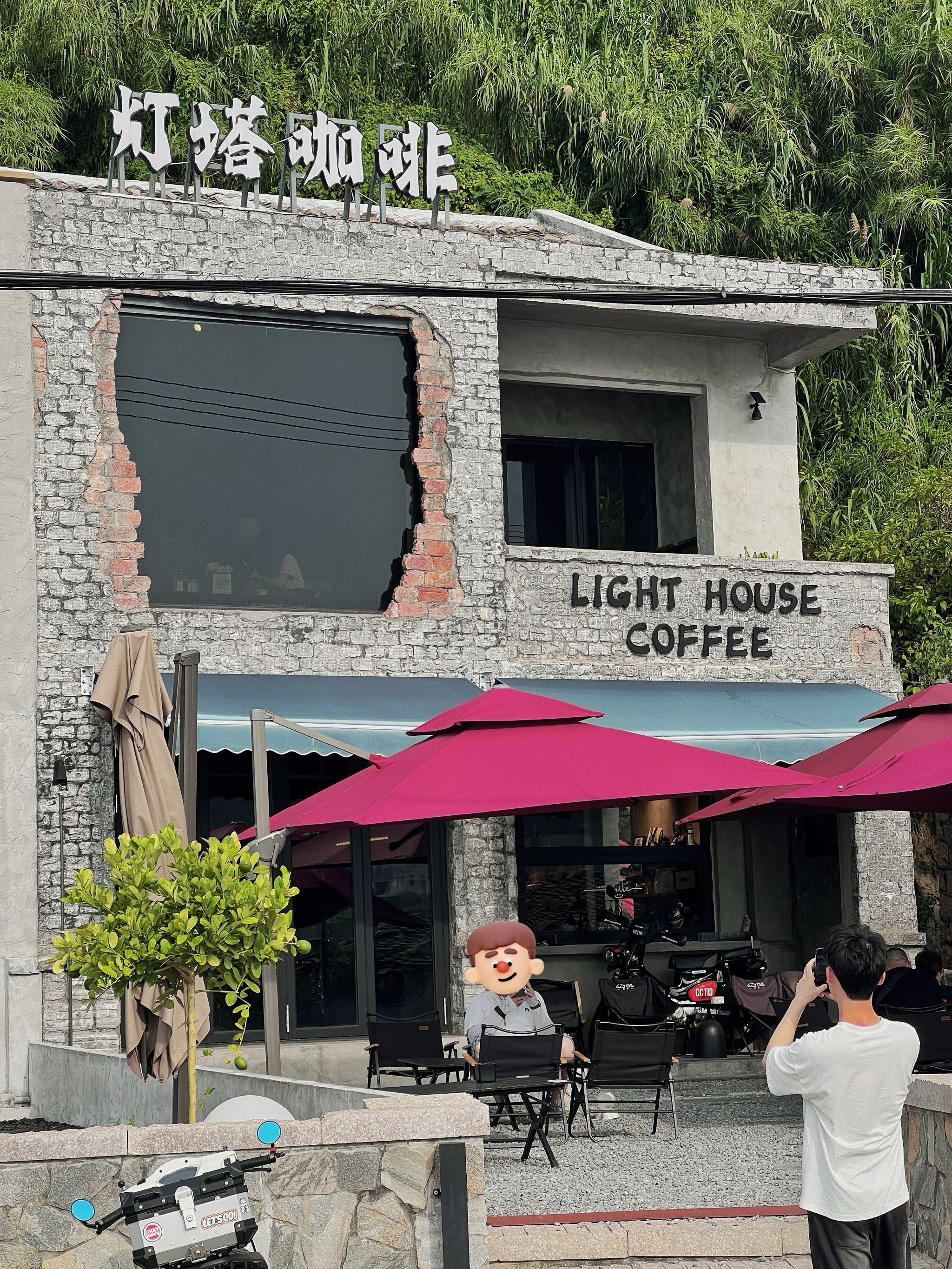 超级出片的海边咖啡厅