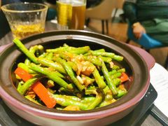 虾酱啫啫家乡豆角-鹊玥·粤菜小馆(汇智国际商业中心店)