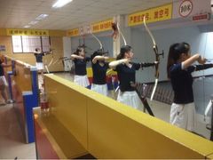 妹子开弓集锦-道顺射箭·团建·骑射(张杨路店)