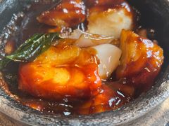 石锅烹银鳕鱼-玫瑰厅上海菜(兴国路店)