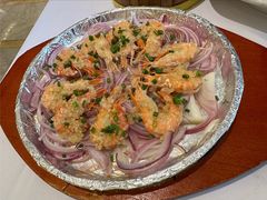 铁板蒜香虾-骏莱海鲜鱼港(五角场店)