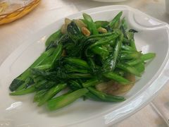 猪油渣炒菜心-港湾宴会厅(京基百纳店)