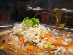 酱香味烤鱼-探鱼·鲜青椒爽麻烤鱼(天河优托邦店)