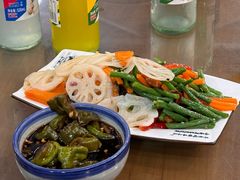 曲拼凉菜-秦君宝手擀菠菜面(金花路店)