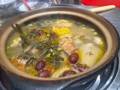 石橄榄雪梨干果林鸡新品-楠波炭炉鸡煲馆(桥北店)