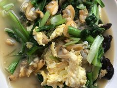 小白菜蚬子肉-老苏扬饭店