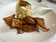 熏鱼色拉双拼盆-老洋房花园饭店(绍兴路店)