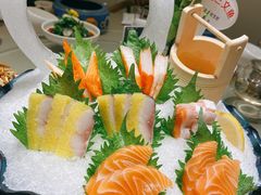 三文鱼刺身-享月汤皇·海鲜小火锅·聚会(曲江创意谷店)